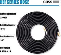 GOSS HEF Propane Hose for Gas Welding