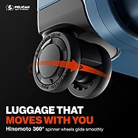 Pelican ATX Luggage - Hardside Carry On Luggage with Wheels - 22 Inch Carry On Bag - Airline Approved (Indigo) 22" Carry On Indigo