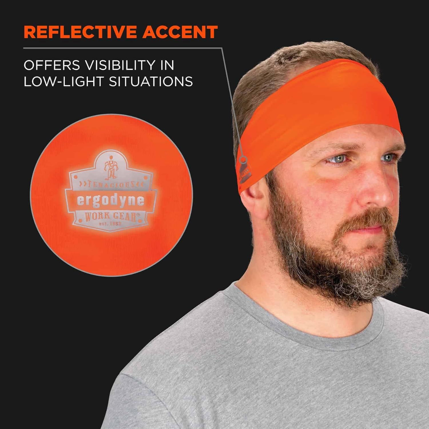 Ergodyne Chill-Its 6634 Cooling Headband, One Size