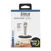 Nite Ize Steelie Pedestal Mount - Tabletop Stand Compatible with MagSafe iPhones & Tablets - Magnetic Desk Phone Mount - Phone Holder Accessories for Hands-Free Use & Adjustable Viewing
