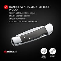 Boker Magnum 01MB318 Jewel Pocket Knife with 2 1/8 in. 440C Stainless Steel Blade, Brown