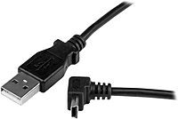 StarTech.com Angled Mini USB Cable - USB A to Mini B