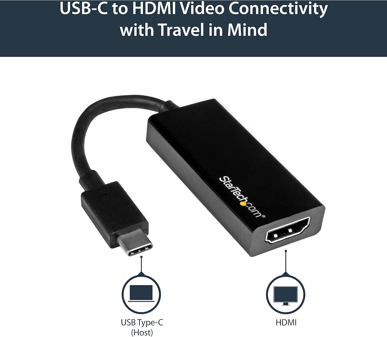 StarTech.com USB-C to HDMI Adapter - Thunderbolt 3 Compatible