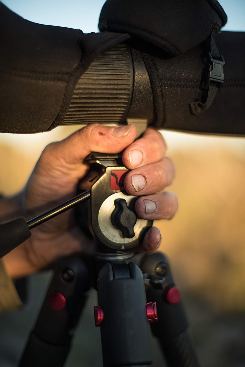 BOG Great Divide Western Tripod with Lightweight Carbon Fiber Construction, Arca-Swiss Compatibility, Retractable Spikes
