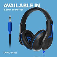 ThinkWrite Technologies TWT Audio Duro, TW200 | Premium Over-Ear Noise Reducing Wired Headphones (3.5mm Jack) 1 Pack