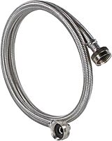 Certified Appliance Accessories Braided Stainless Steel Steam Dryer Installation Kit with 90° Elbow, Y Connector & Inlet Adapter, 6 ft