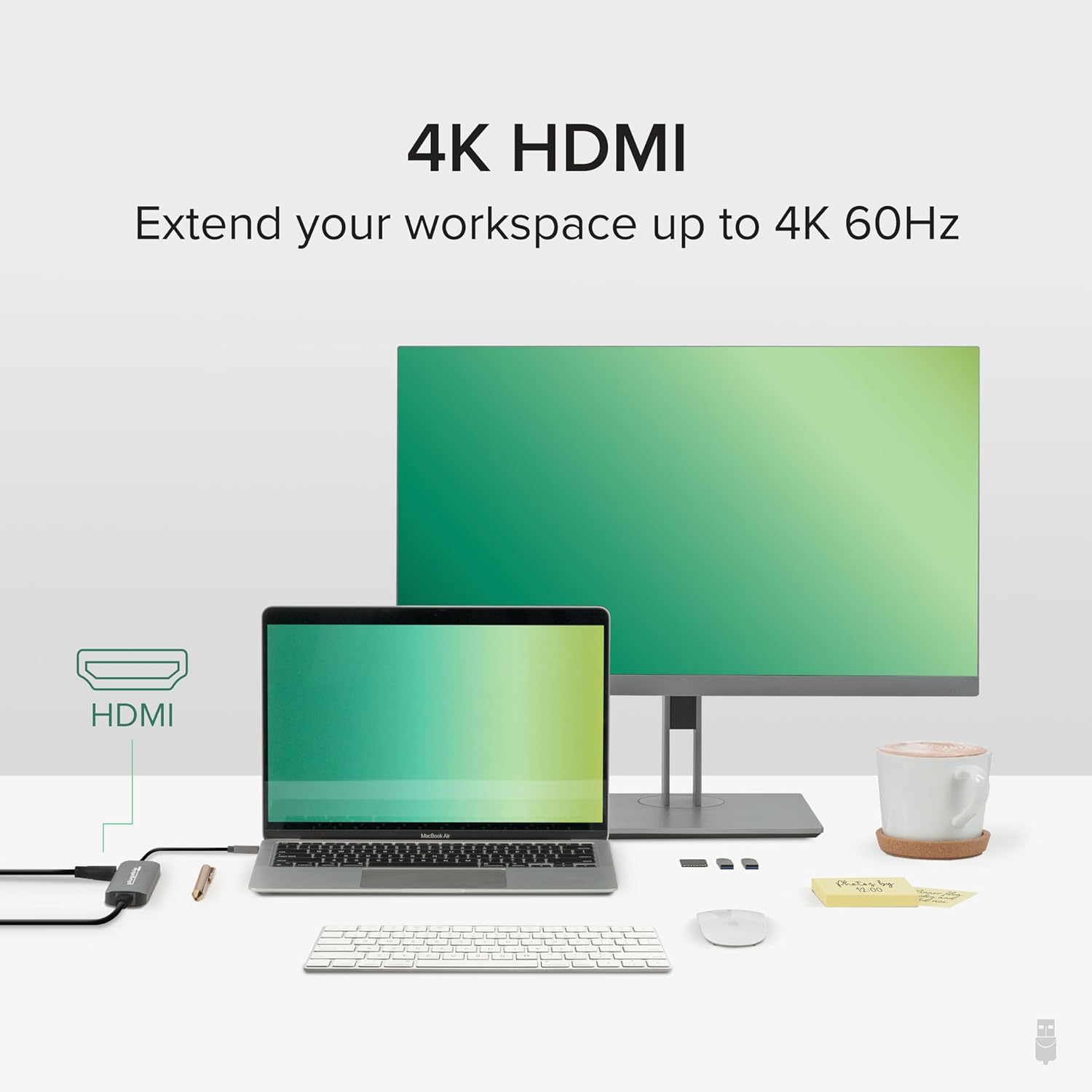 Plugable 7-in-1 USB C Hub Multiport Adapter with Ethernet Driverless Compatibility with Mac, Windows, iPhone 15, Chromebook