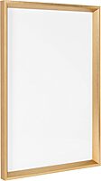 DesignOvations Kate and Laurel Calter Magnetic Dry Erase Board, Melamine, 16 1/2 x 25 1/2 , White, Gold Plastic Frame