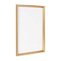 DesignOvations Kate and Laurel Calter Magnetic Dry Erase Board, Melamine, 16 1/2 x 25 1/2 , White, Gold Plastic Frame