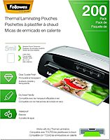 Fellowes Thermal Laminating Pouches, Letter Size 9 x 11.5 Inches