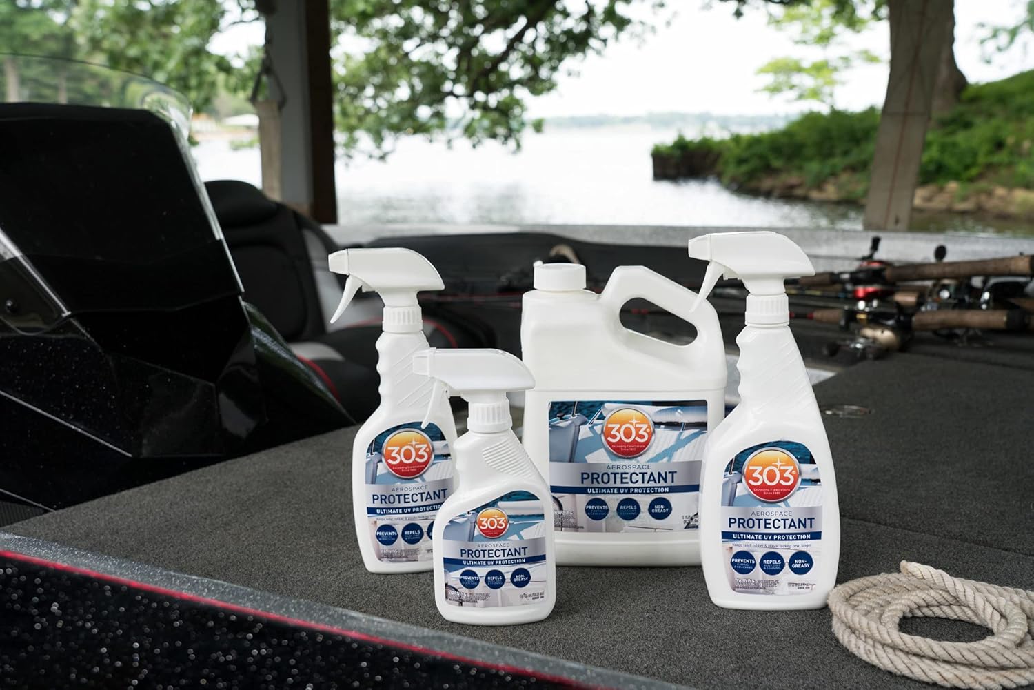 303 Products Marine Aerospace Protectant Spray – UV Protection, Repels Dust, Dirt, & Staining, Matte Finish