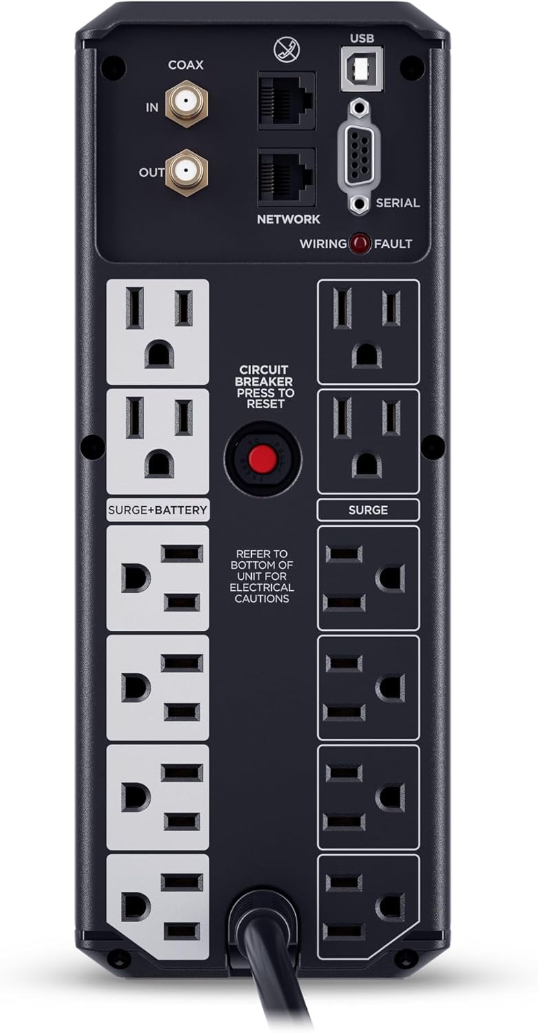 CyberPower Intelligent LCD Line-Interactive Mini-Tower UPS