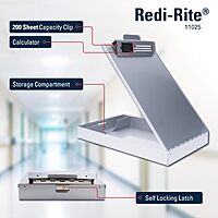 Saunders Redi-Rite Recycled Aluminum Storage Clipboard