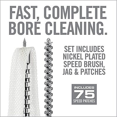 Real Avid Gun Cleaning Jag, Bore Brush & Gun Cleaning Patches Set, All in One Jag Set & Bore Brush Kit with Cleaning Patches
