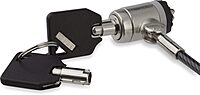 StarTech.com 2m Laptop Cable Lock - Anti-Theft Security Cable