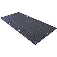 TM4496-B - Ground Protection Mat, Medium Duty, 8 ft L, 3 ft 8 in W, Load Capacity: 120, 000 lb, Black