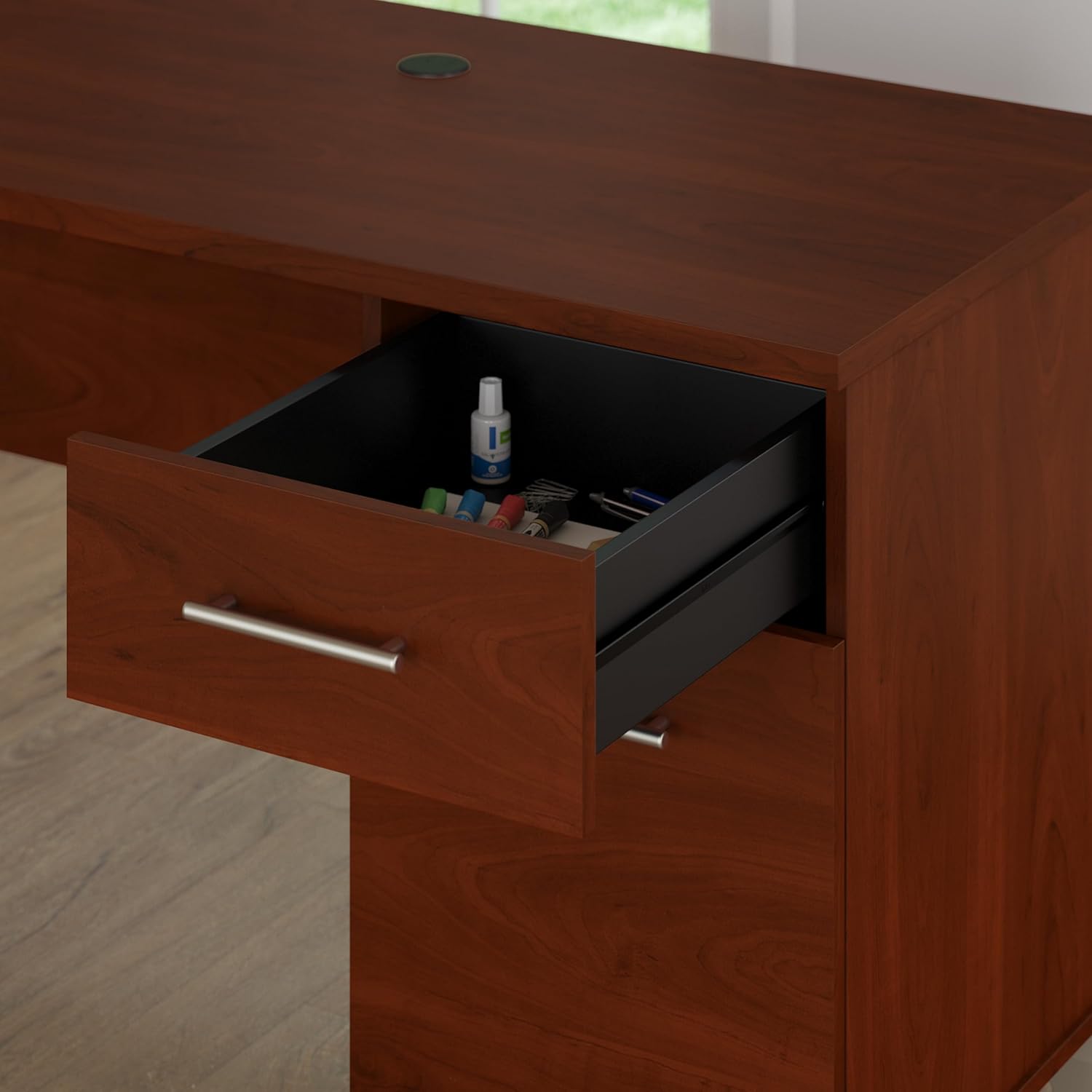 Bush Furniture Somerset 72W Office Desk with Drawers
