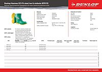 Dunlop Protective Footwear, PolySteel Steel Toe & Midsole, 100% Waterproof Polyblend PVC Material, Slip-Resistant