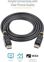 StarTech.com DisplayPort 1.2 Cable With Latches, 3ft