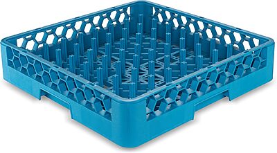 Carlisle FoodService Products RP-14 Blue Color, Polypropylene OptiClean All Purpose Plate and Tray Rack