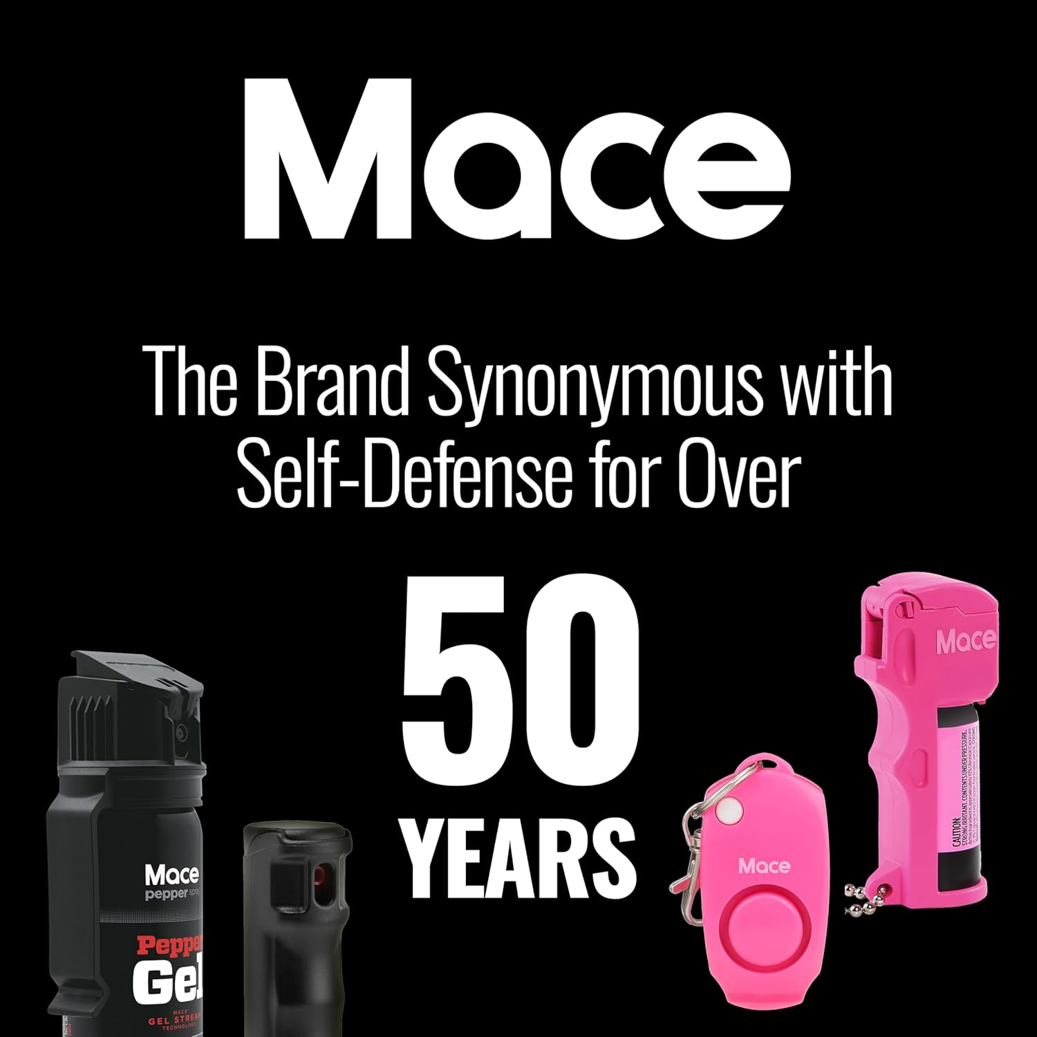 MACE Personal Safety Alarm & Pepper Spray Kit - 130dB Siren 10 ft Range