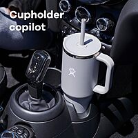 Hydro Flask Travel Tumbler with Handle, Lid and Straw - Insulated Stainless Steel