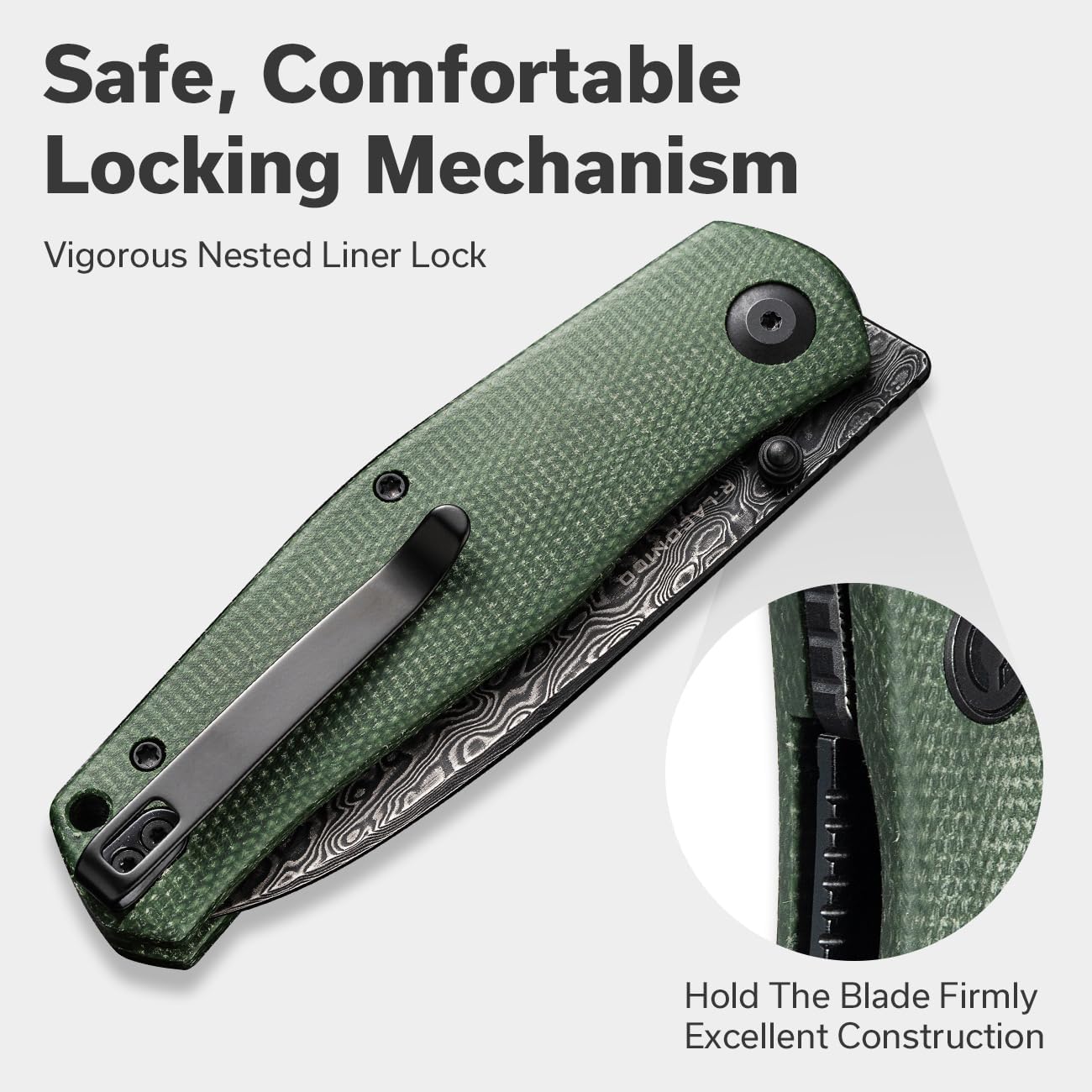 CIVIVI Sokoke Folding Pocket Knife for EDC, 3.35\" Blade