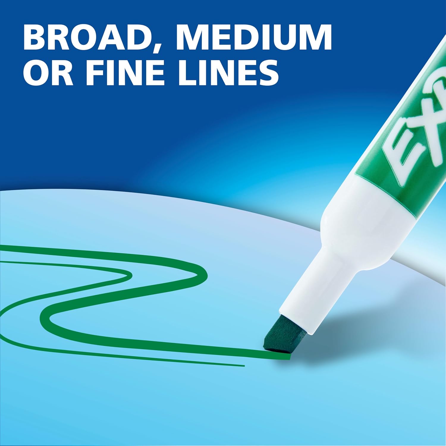 EXPO Dry Erase Markers Chisel Tip Black Low-Odor Perfect for Whiteboards Non-Porous Surfaces & Home Offices (Pack of 1 36
