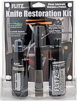 Flitz Knife Restoration Kit - USA-Made All-in-One Knife Cleaner & Restoration Tools - Includes 1.76oz Polish