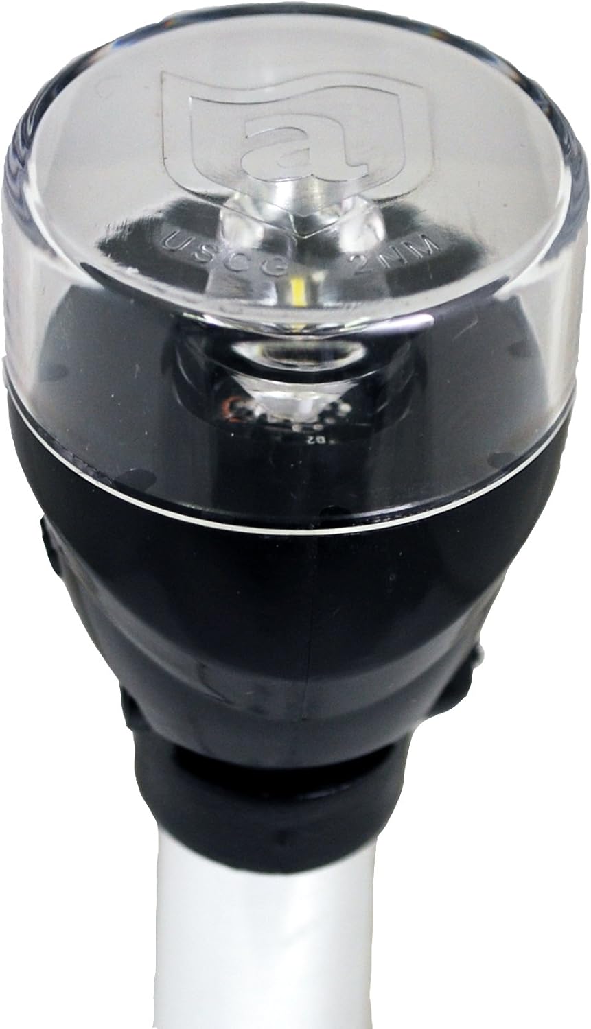 Attwood Folding All-Round LED Pole Light 12" 5557-P12A7 Folding All-Round LED Pole Light 12", Silver