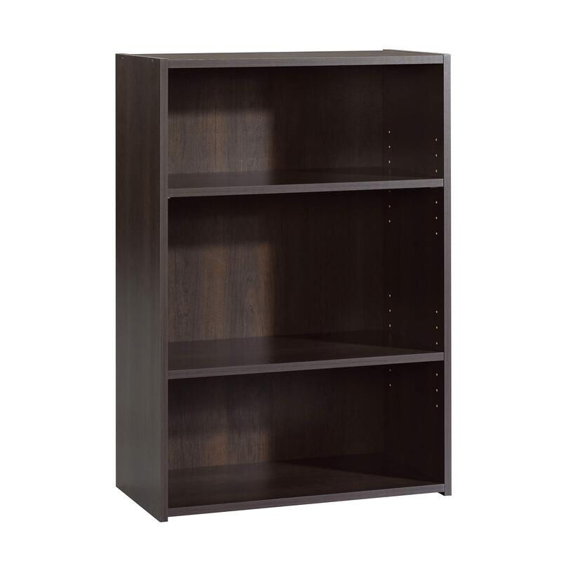 Sauder Beginnings 3-Shelf Bookcase with Adjustable Shelves