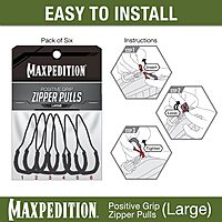MAXPEDITION Positive Grip Zipper Pulls