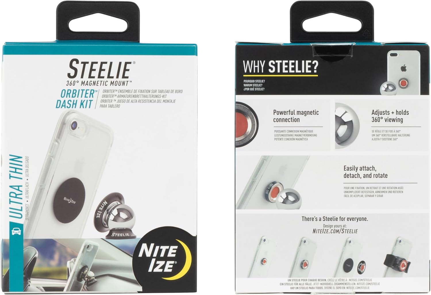 Nite Ize Steelie Dash Mount Kit - Magnetic Car Mount