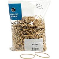 Business Source Quality Rubber Bands - Size: #32 - 3in Length x 0.1in Width - Sustainable - Rubber - Crepe - 700 / Pack