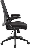 Boss Office Products Adjustable Mesh Task Chair, Black
