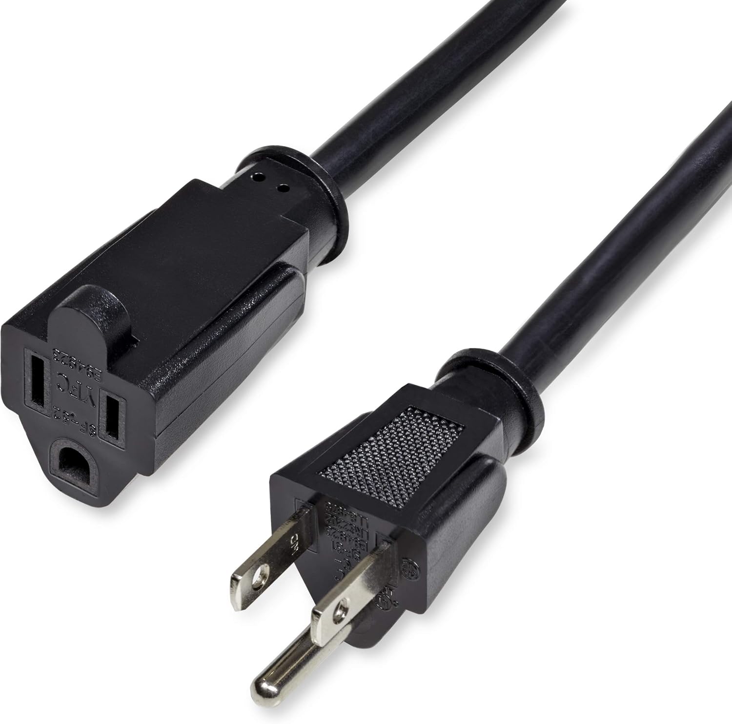 StarTech.com Power Extension Cord NEMA 5-15R to NEMA 5-15P