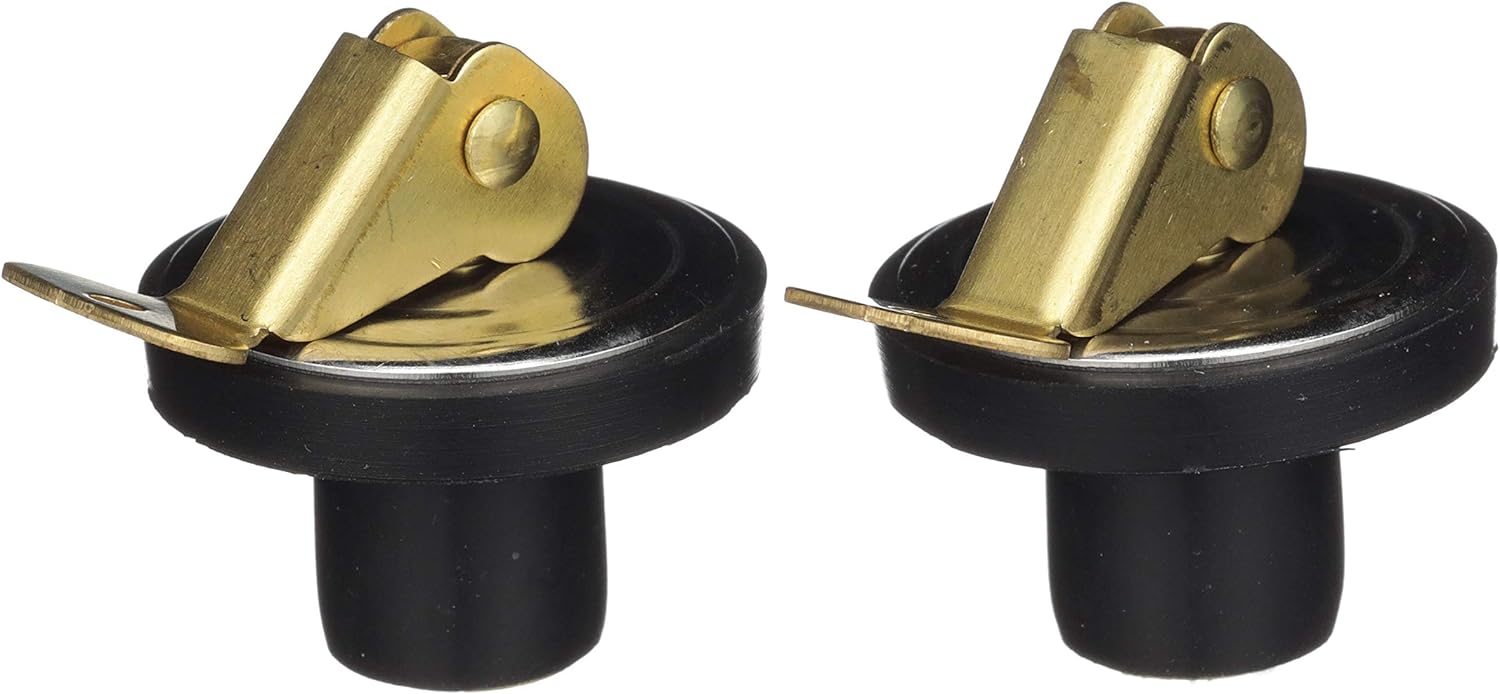 Attwood 7534A3 Brass Livewell/Bailer Drain Plug 1/2 inch