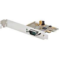 StarTech.com 1-Port PCI Express Serial Card, PCIe to RS232 (DB9) Serial Interface Card, PC Serial Card, 16C1050 UART