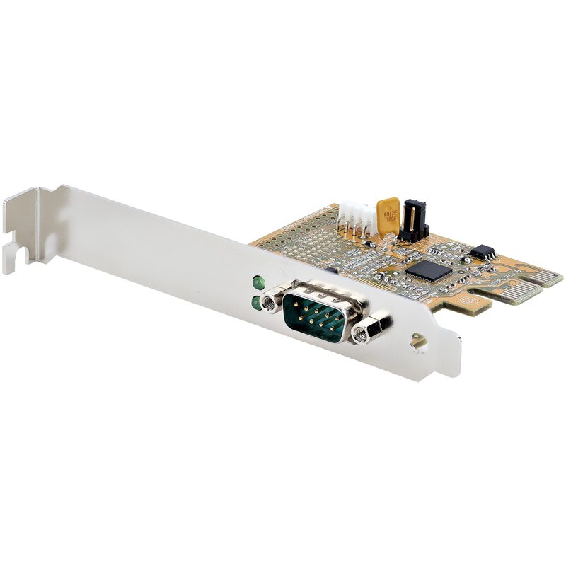 StarTech.com 1-Port PCI Express Serial Card, PCIe to RS232 (DB9) Serial Interface Card, PC Serial Card, 16C1050 UART