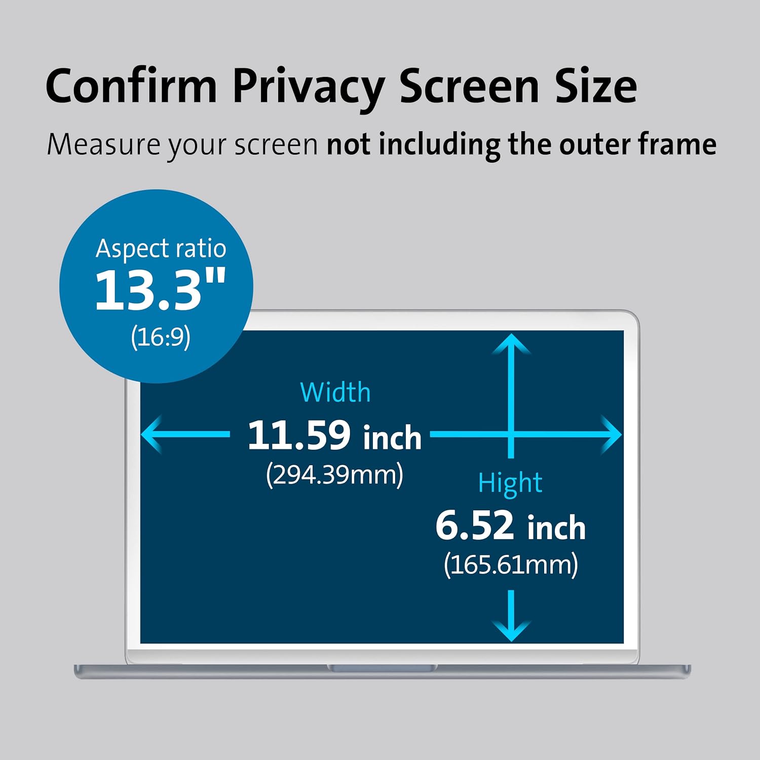 Kensington MagPro Magnetic Laptop Privacy Screen