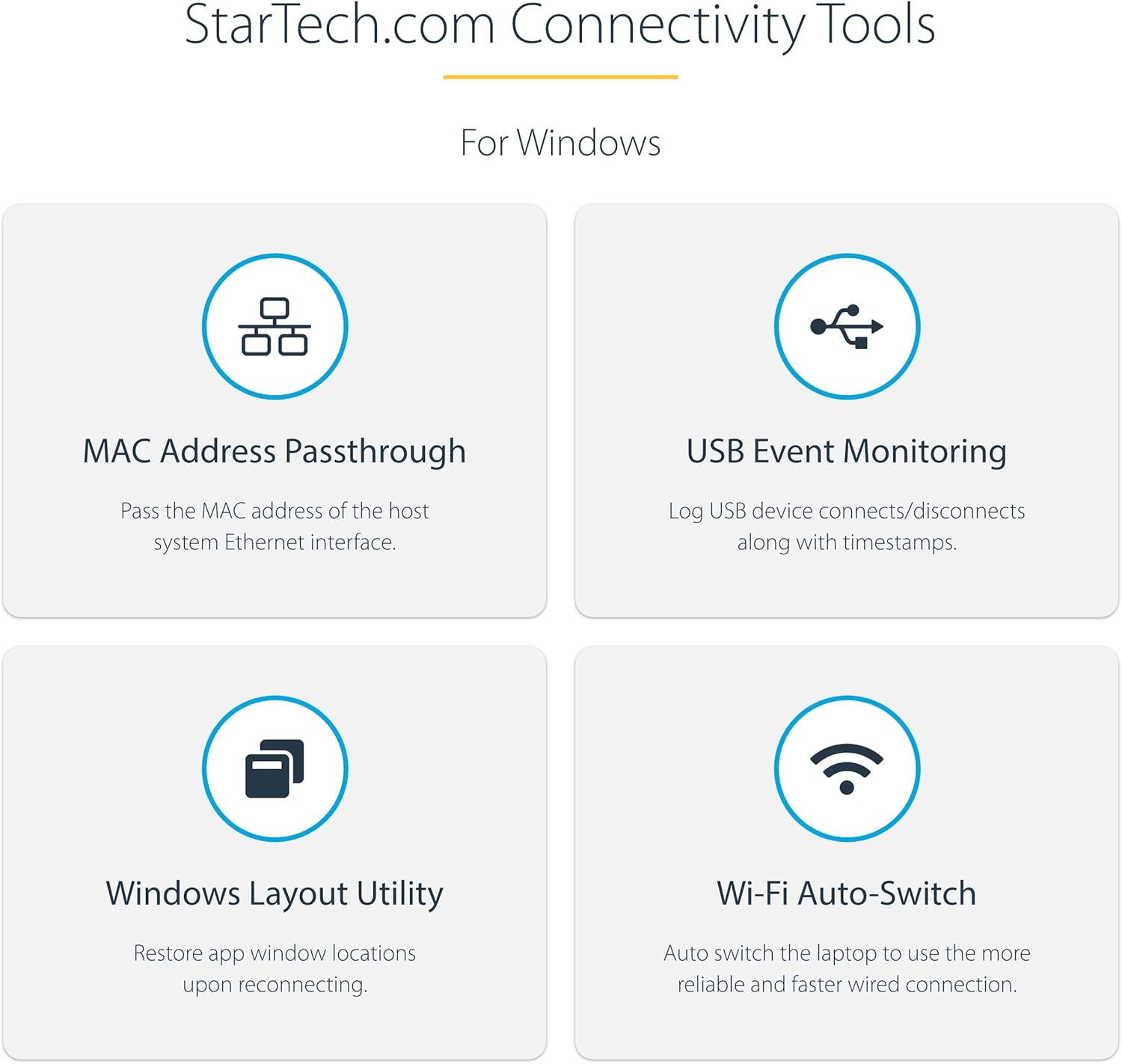 StarTech.com USB-C Multiport Adapter, 4K 60Hz HDMI withHDR, 3-Port USB Hub, 100W Power Delivery Pass-Through