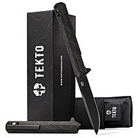 TEKTO F2 Bravo Folding Knife - D2 Steel, Ceramic Ball Bearings