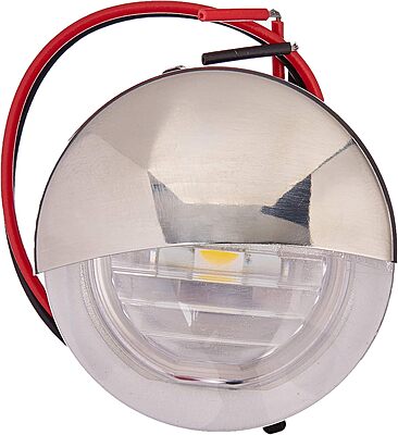 Sea Dog Sea-Dog 401270-1 Flush-Mount LED Courtesy Light - 1.5" Round, White