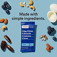 RXBAR Protein Bars, Protein Snack, Snack Bars, Blueberry, 22Oz Box (12 Bars) 12 Count