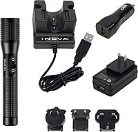 Nite Ize INOVA T4R Powerswitch Rechargeable Tactical Flashlight - 1300 Lumen Tactical Flashlight with Professional-Grade USB