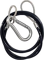 Panther Outboard Safety Cable Stainless Steel f/Motor Bracket