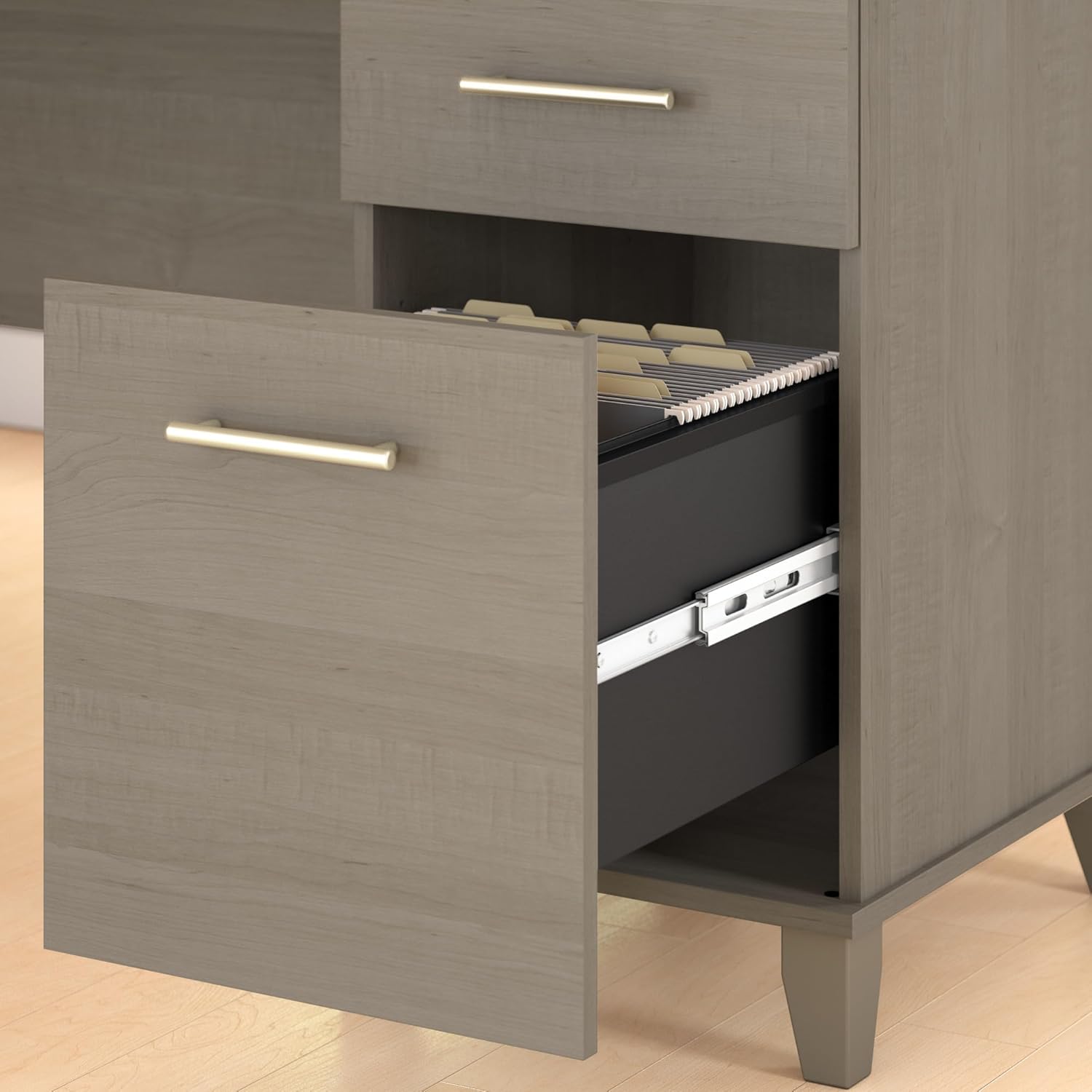 Bush Furniture Somerset 72W Office Desk with Drawers