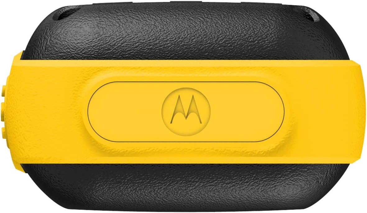 Motorola Solutions Talkabout T475 Extreme Two-Way Radio Black W/Yellow Rechargeable Two Pack