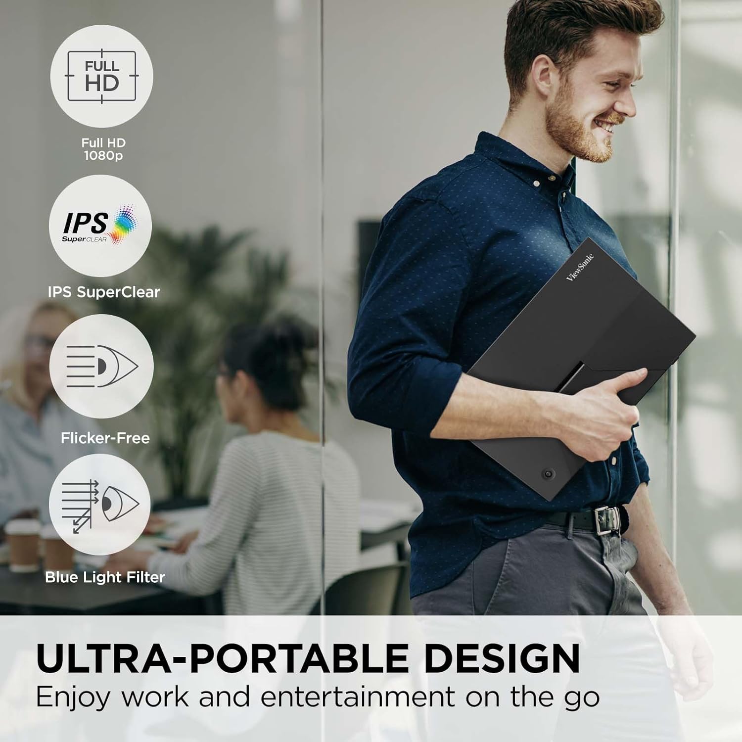 VIEWSONIC 15.6 Inch 1080p FHD Portable IPS Monitor