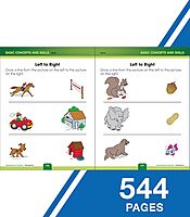 Comprehensive Curriculum of Basic Skills Kindergarten Workbooks All Subjects, Kindergarten Math, Reading Comprehension